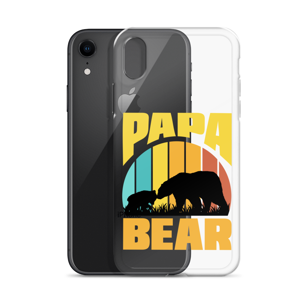 Papa Bear Clear Case for iPhone®