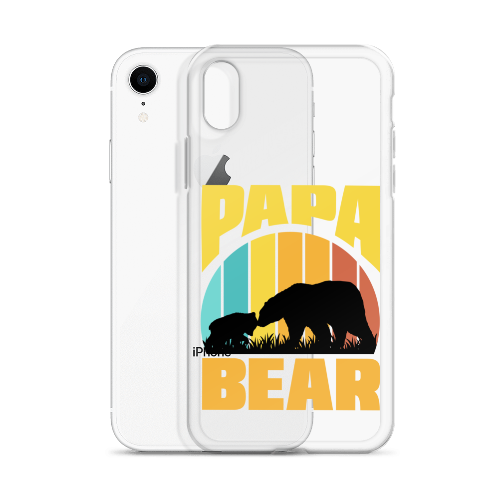 Papa Bear Clear Case for iPhone®