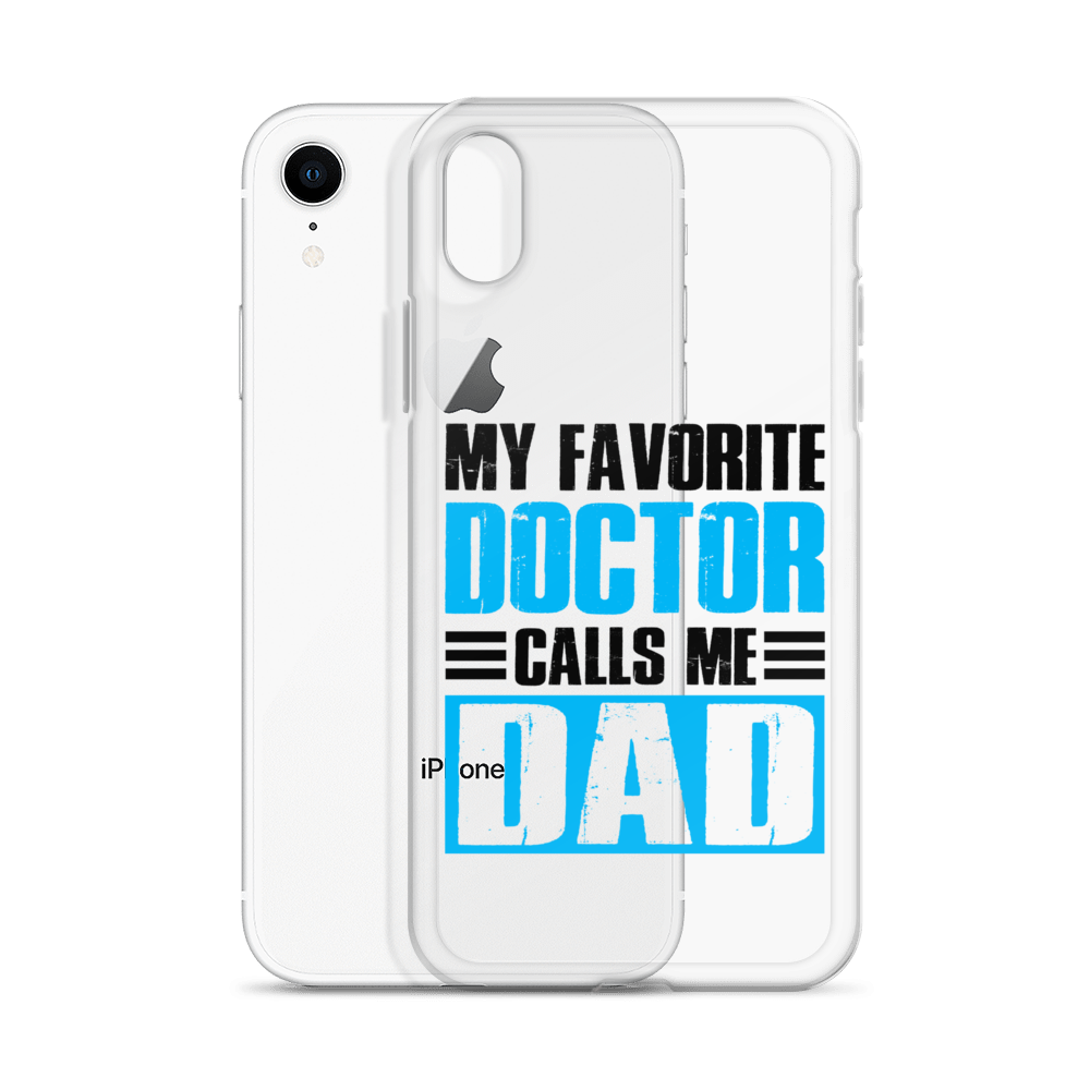 Mer Dad Don't Mess With My Mermaid Clear Case for iPhone®