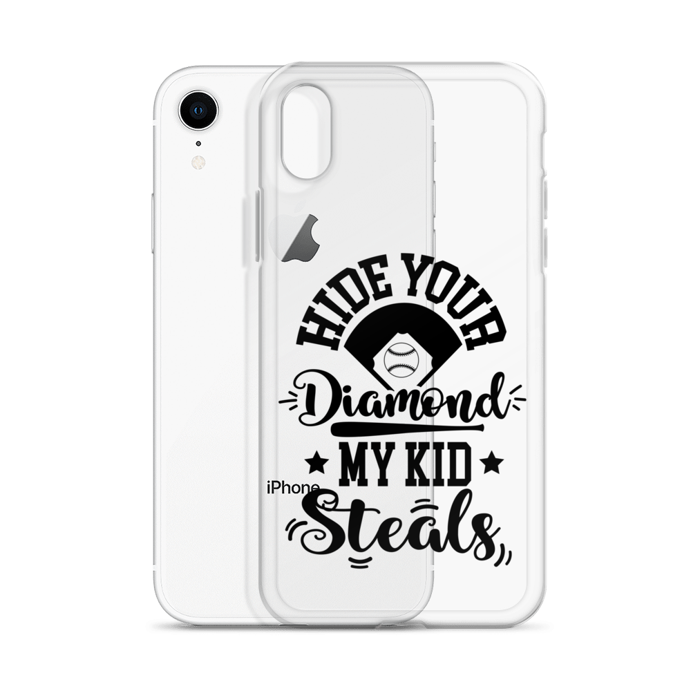 Hide Your Diamond My Kid Steals Clear Case for iPhone®