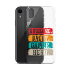 Husband, Daddy, Gamer, Hero Clear Case for iPhone®