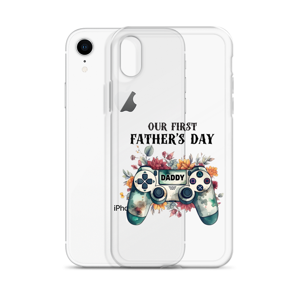 Our First Father's day Clear Case for iPhone®