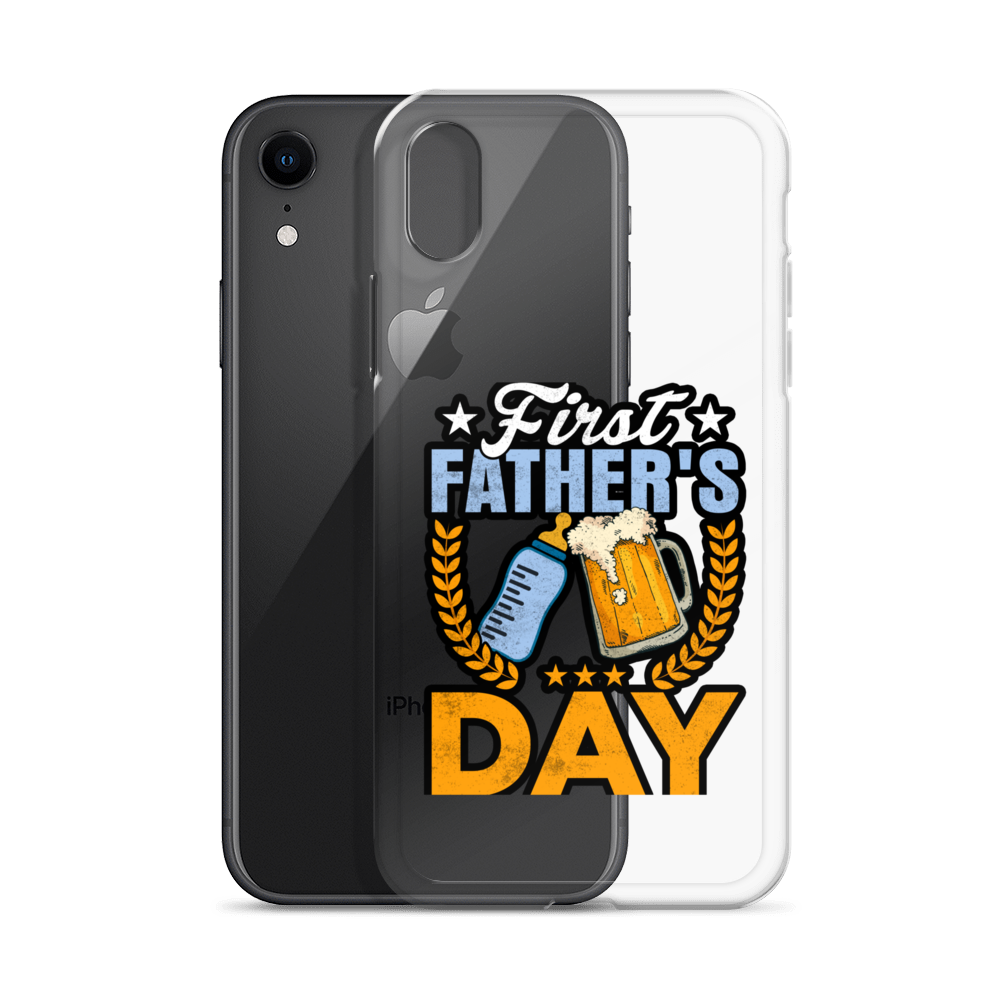 First Father's Day Clear Case for iPhone®