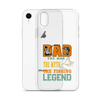 Dad The Man The Myth The Fishing Legend Clear Case for iPhone®