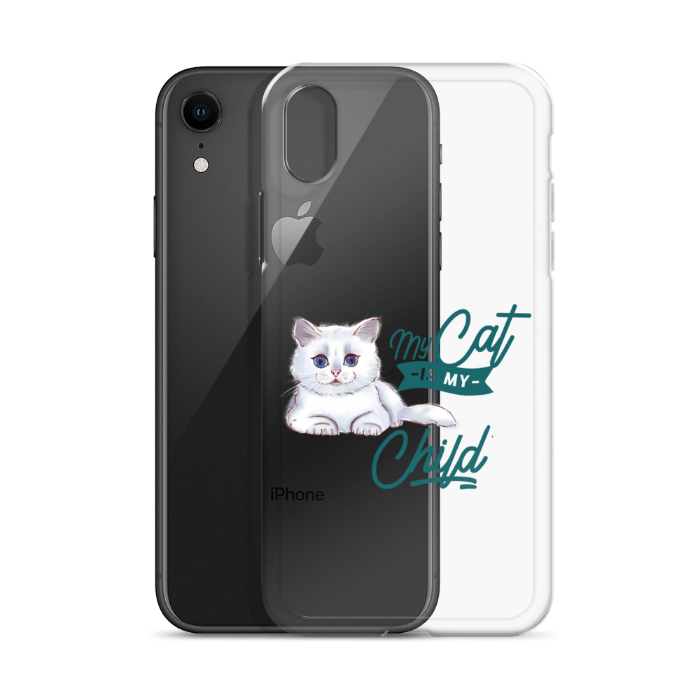 My Cat Is My Child Clear Case for iPhone®