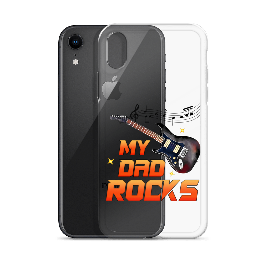 My Dad Rocks Clear Case for iPhone®