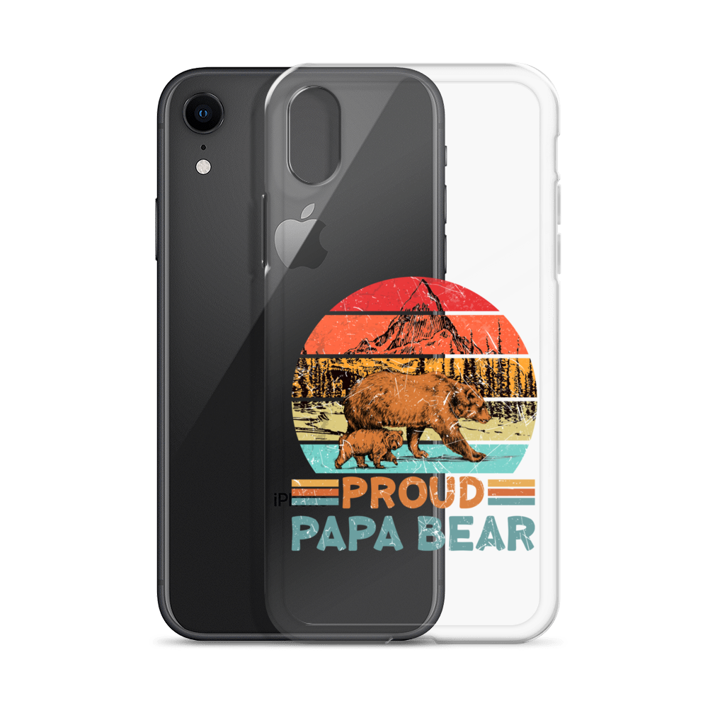 Proud Papa Bear Clear Case for iPhone®