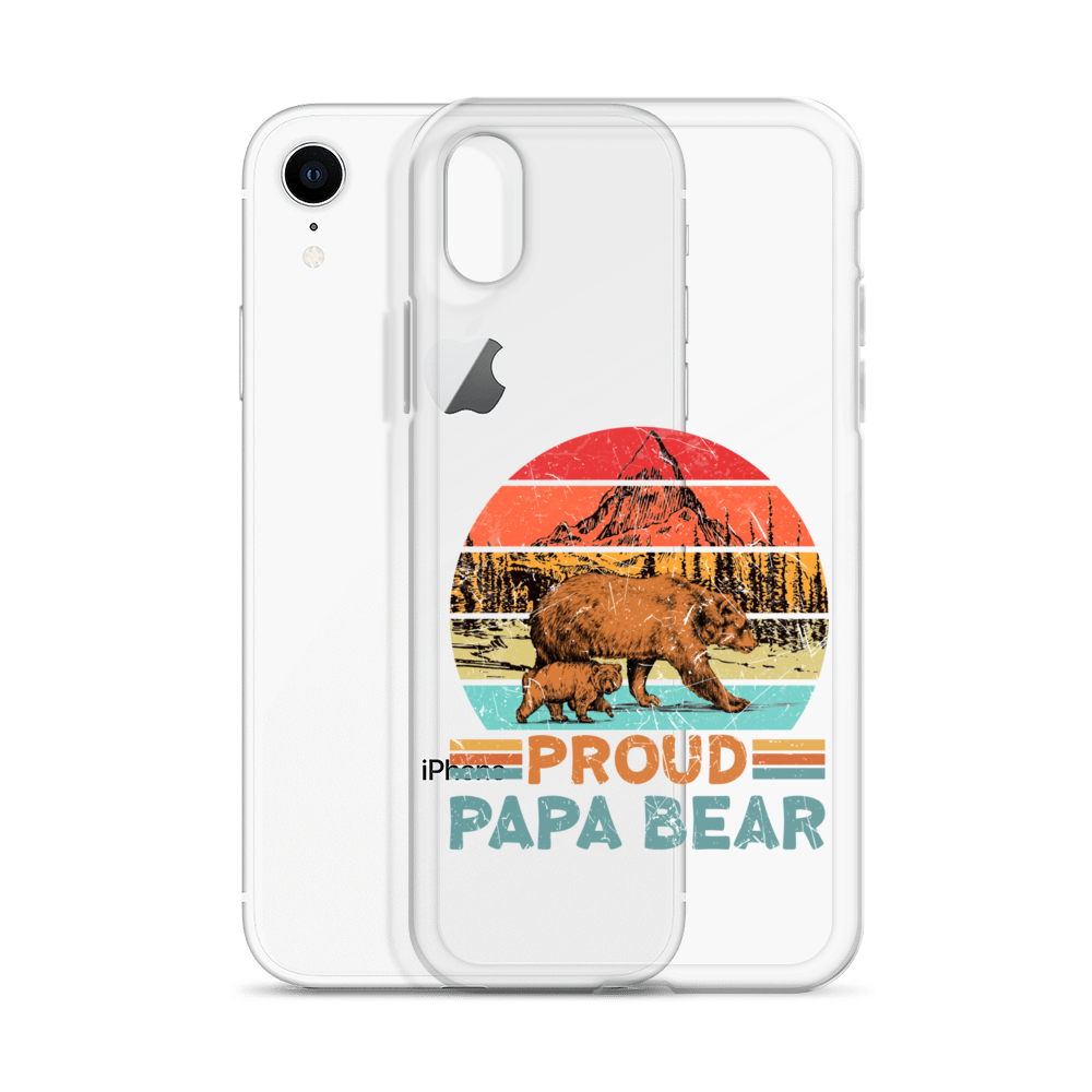 Proud Papa Bear Clear Case for iPhone®