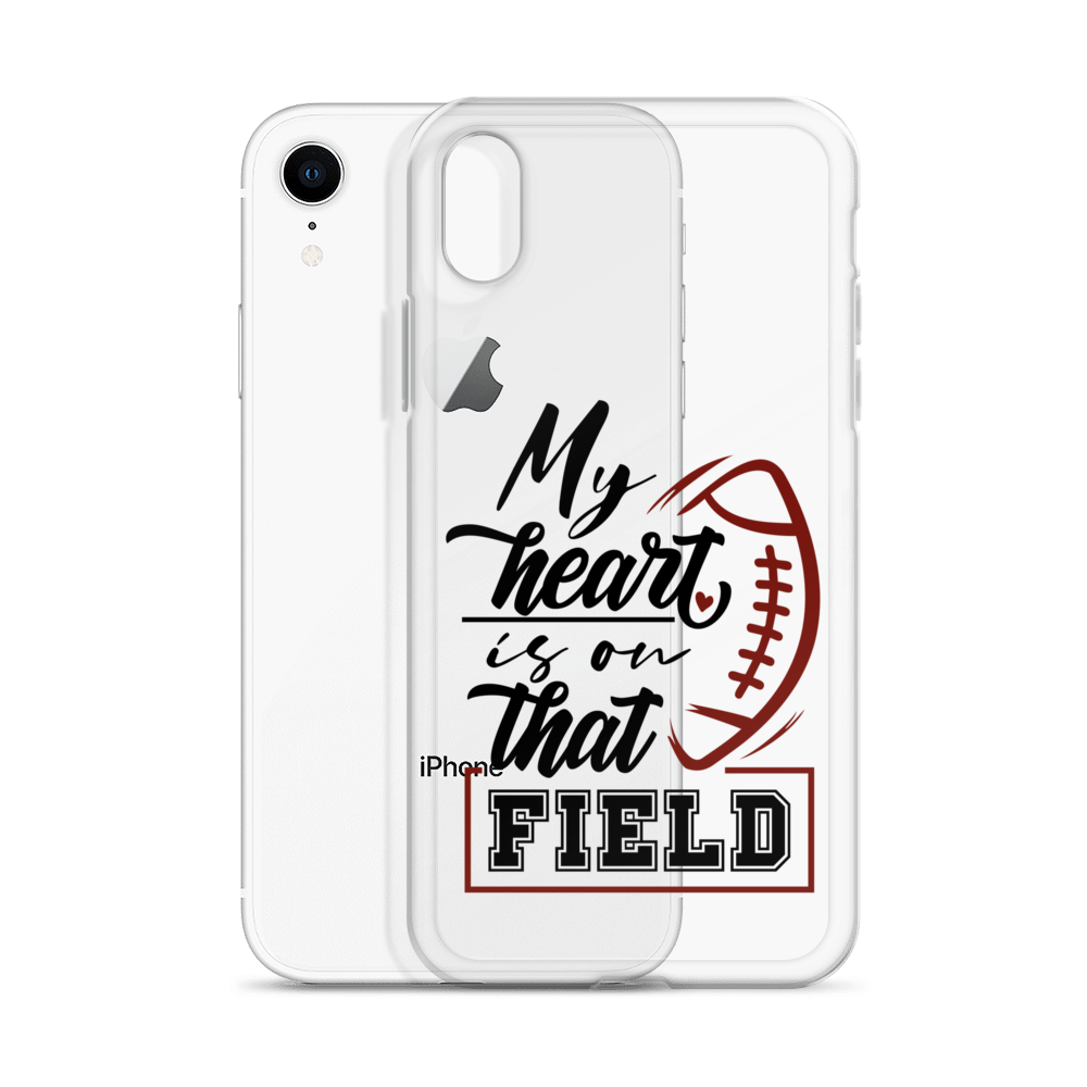 My Heart Is On That Field Clear Case for iPhone®