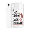 My Heart Is On That Field Clear Case for iPhone®