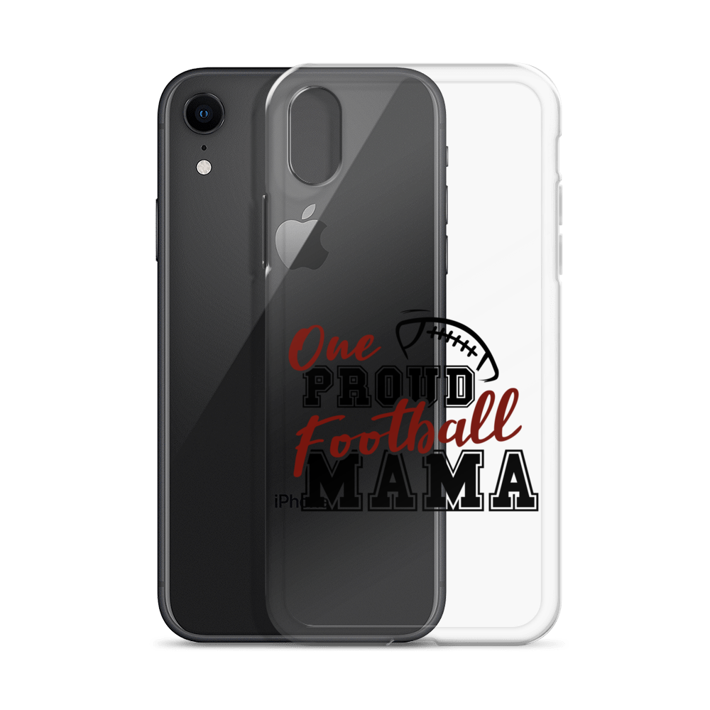 One Proud Football Mom Clear Case for iPhone®