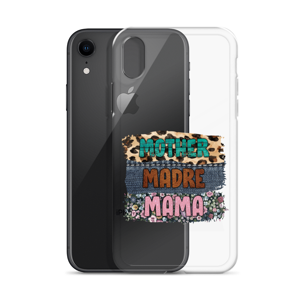 Mother, Mader, Mama Clear Case for iPhone®