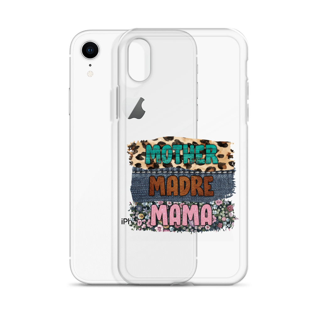 Mother, Mader, Mama Clear Case for iPhone®