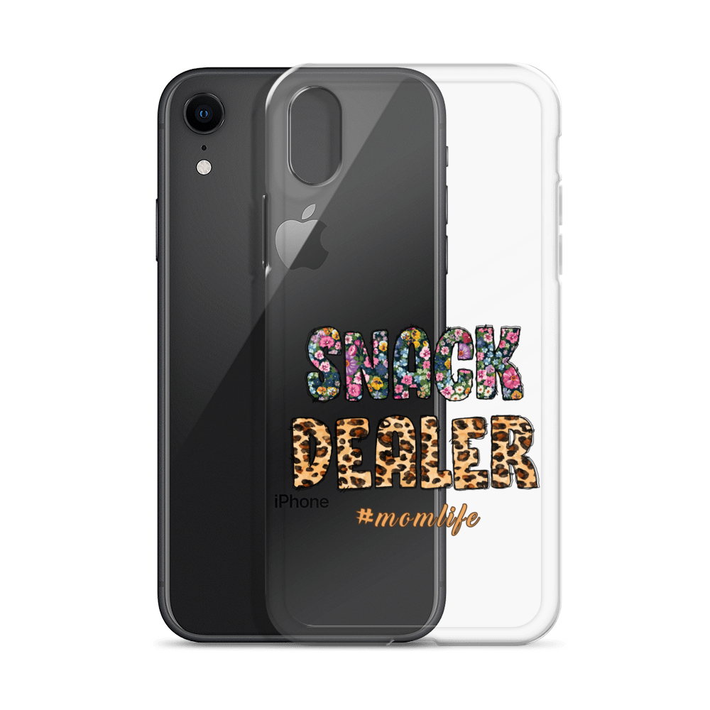 Snack Dealer #Momlife Clear Case for iPhone®