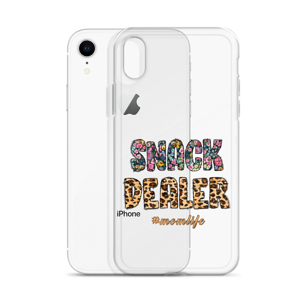 Snack Dealer #Momlife Clear Case for iPhone®