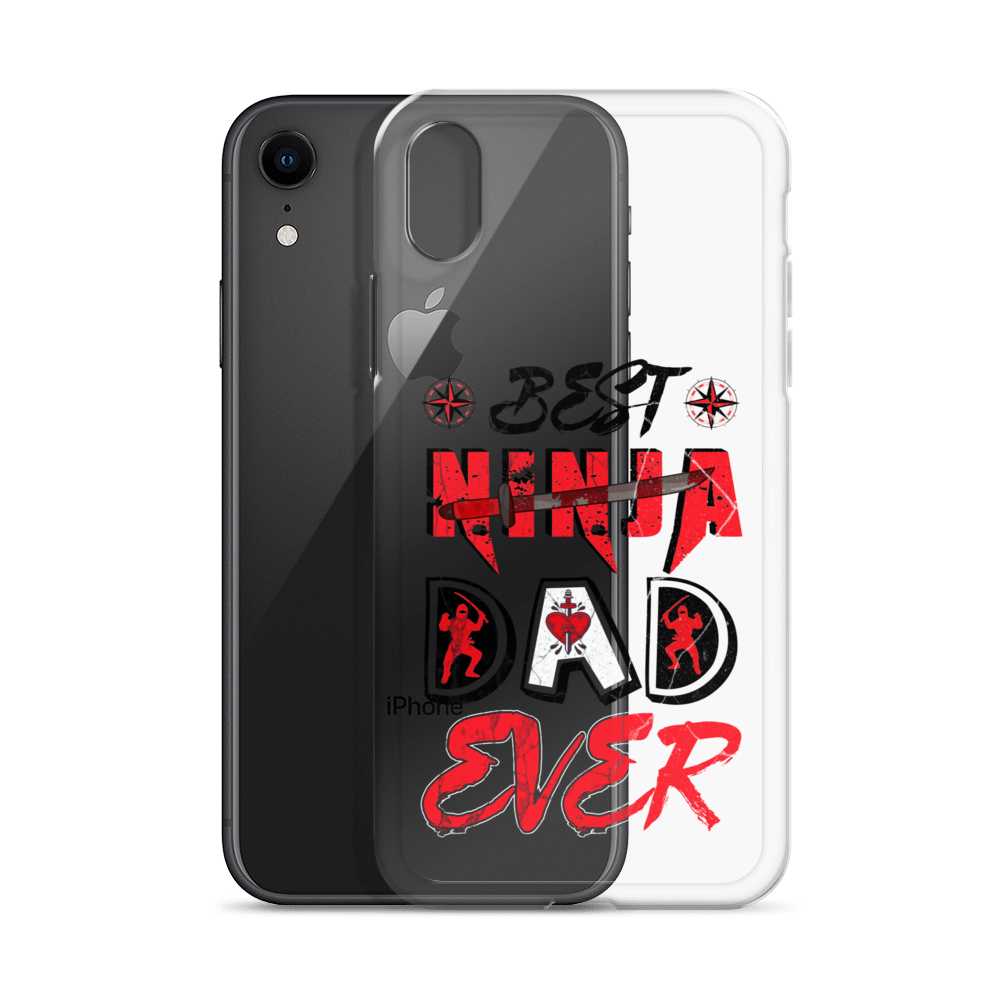 Best Ninja Dad Ever Clear Case for iPhone®