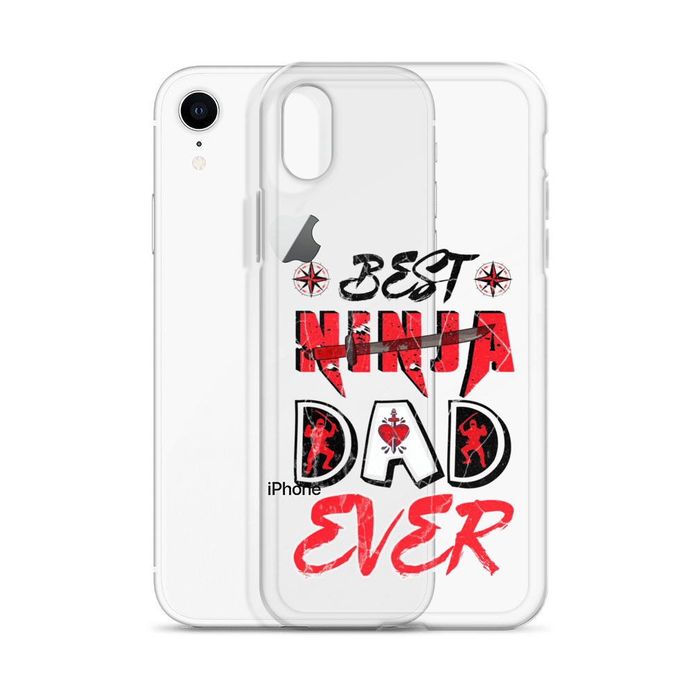 Best Ninja Dad Ever Clear Case for iPhone®