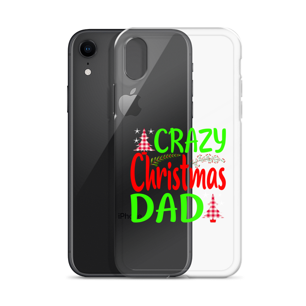 Crazy Christmas Dad Clear Case for iPhone®