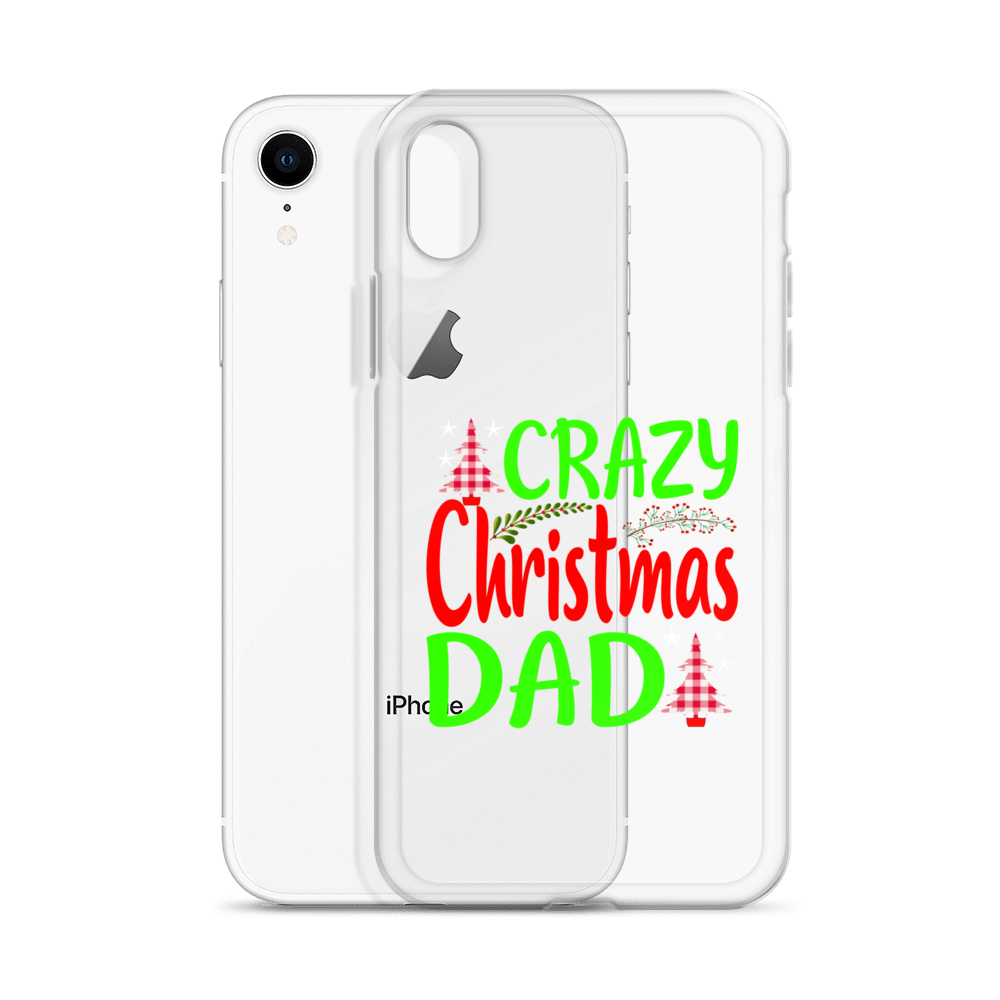 Crazy Christmas Dad Clear Case for iPhone®