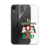 1st Christmas As A Dad Clear Case for iPhone®