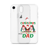 1st Christmas As A Dad Clear Case for iPhone®