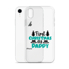 First Christmas As Daddy Clear Case for iPhone®