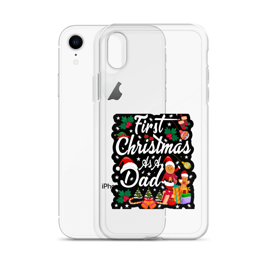 First Christmas As A Dad Clear Case for iPhone®