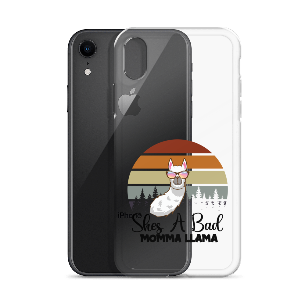 She's A Bad Momma Llama Clear Case for iPhone®