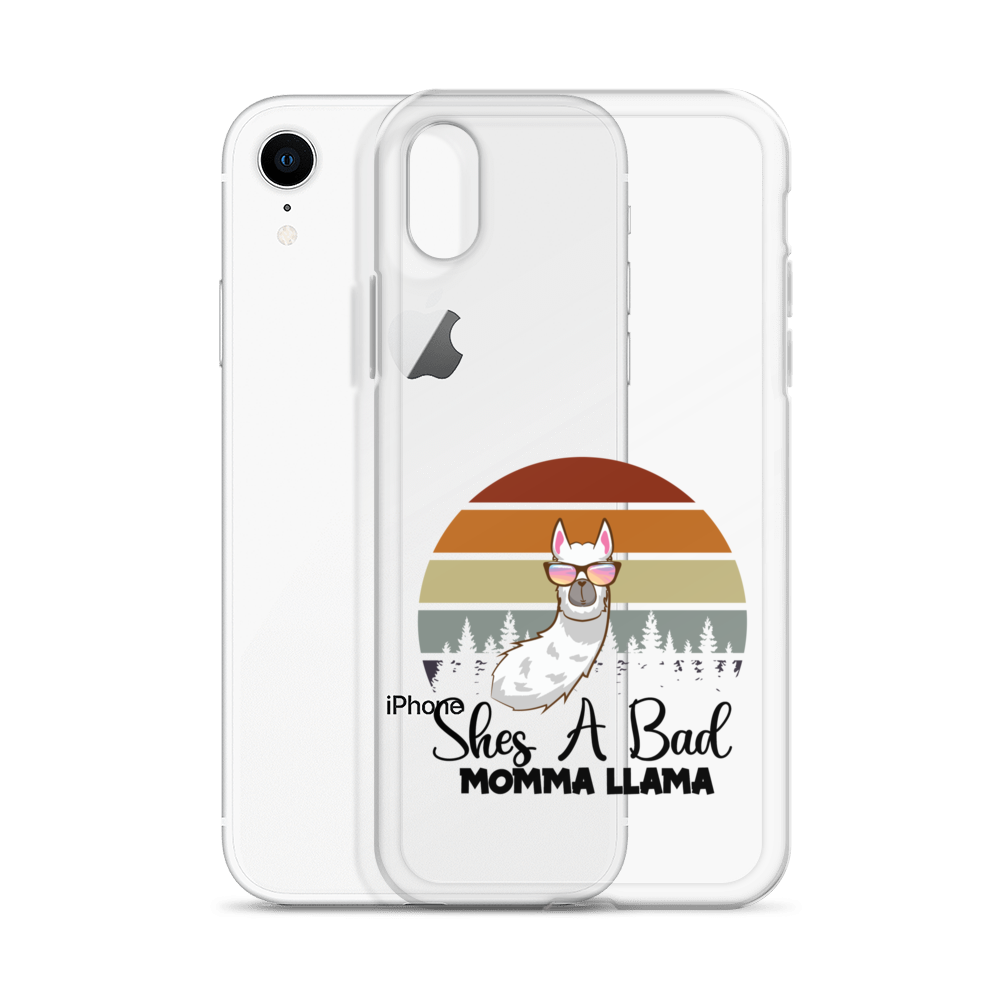 She's A Bad Momma Llama Clear Case for iPhone®