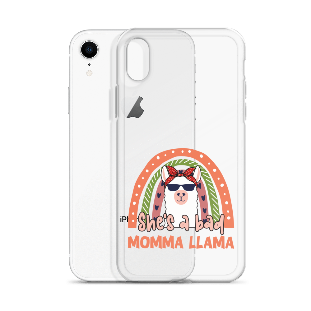 She's A Bad Momma Llama Clear Case for iPhone®