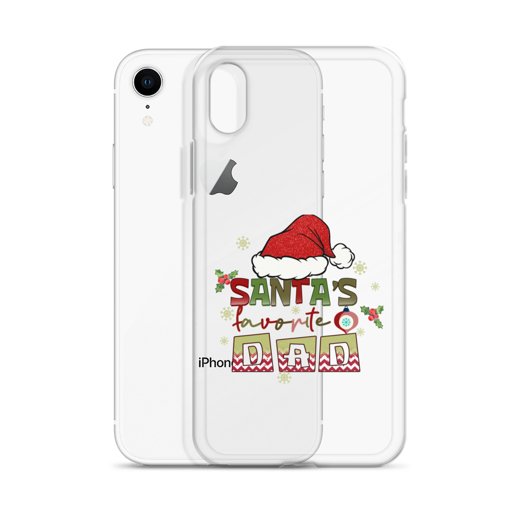 Santa's Favorite Dad Clear Case for iPhone®