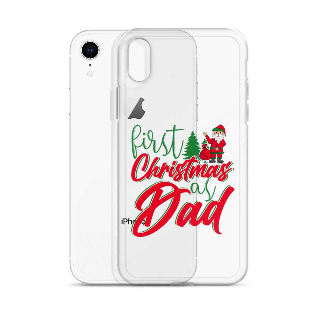 First Christmas As Dad Clear Case for iPhone®