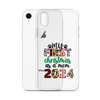 My First Christmas As A mom 2024 Clear Case for iPhone®