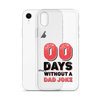 Zero Days Without A Dad Joke Clear Case for iPhone®