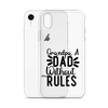 Grandpa A Dad Without Rules Clear Case for iPhone®