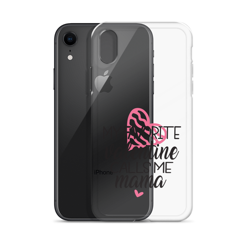 My Favorite Valentine Calls Me Mama Clear Case for iPhone®