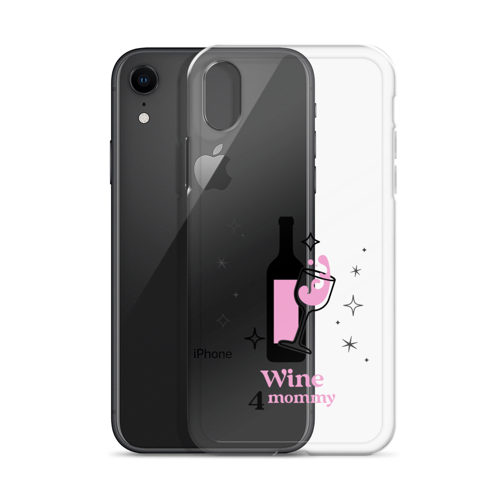 Wine For Mommy Clear Case for iPhone®