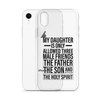 My Daughter Is Only Allowed Three Male Friends: The Father, The Son And The Holy Spirit Clear Case for iPhone®