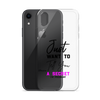 Just Want to Tell You A Secret I'm Pregnant Clear Case for iPhone®