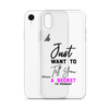 Just Want to Tell You A Secret I'm Pregnant Clear Case for iPhone®