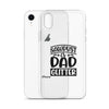 Sawdust Is Dad Glitter Clear Case for iPhone®