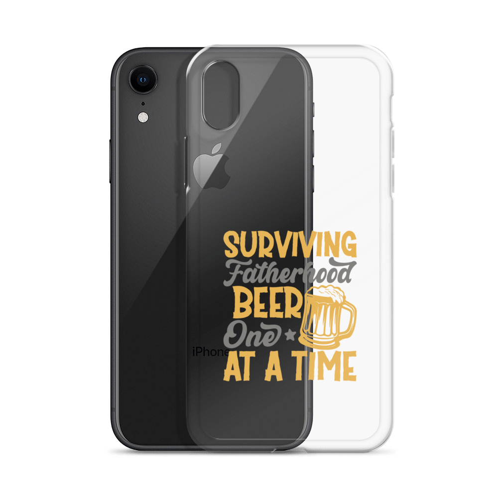 Surviving Fatherhood One Beer At A time Clear Case for iPhone®