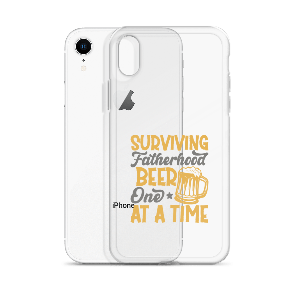 Surviving Fatherhood One Beer At A time Clear Case for iPhone®