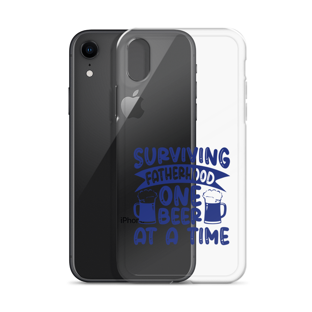 Surviving Fatherhood One Beer At A time Clear Case for iPhone®