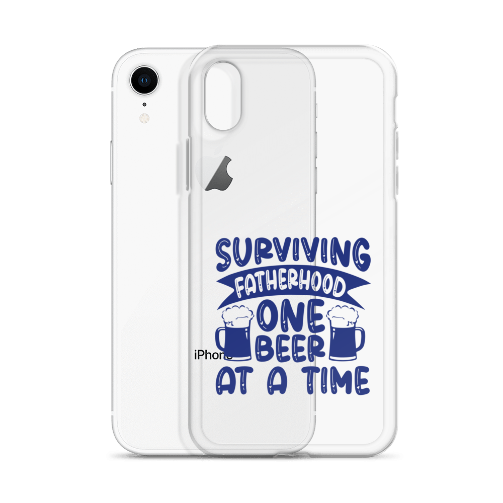 Surviving Fatherhood One Beer At A time Clear Case for iPhone®