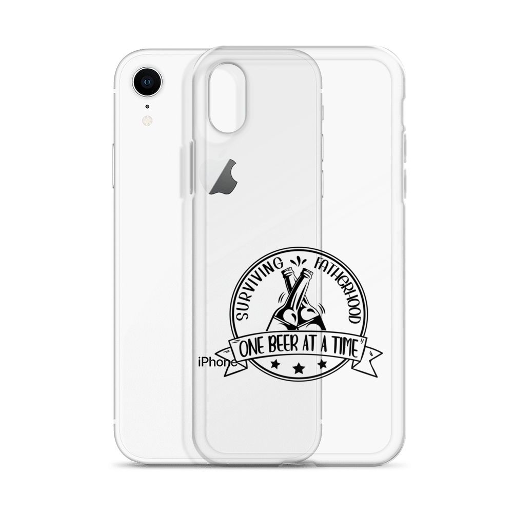 Surviving Fatherhood One Beer At A time Clear Case for iPhone®