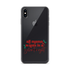 All Mama Wants Is A Silent Night Clear Case for iPhone®