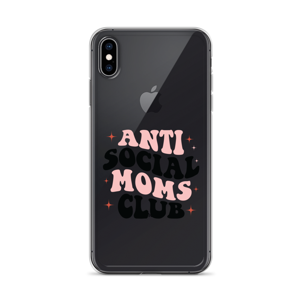 Anti Social Moms Club Clear Case for iPhone®