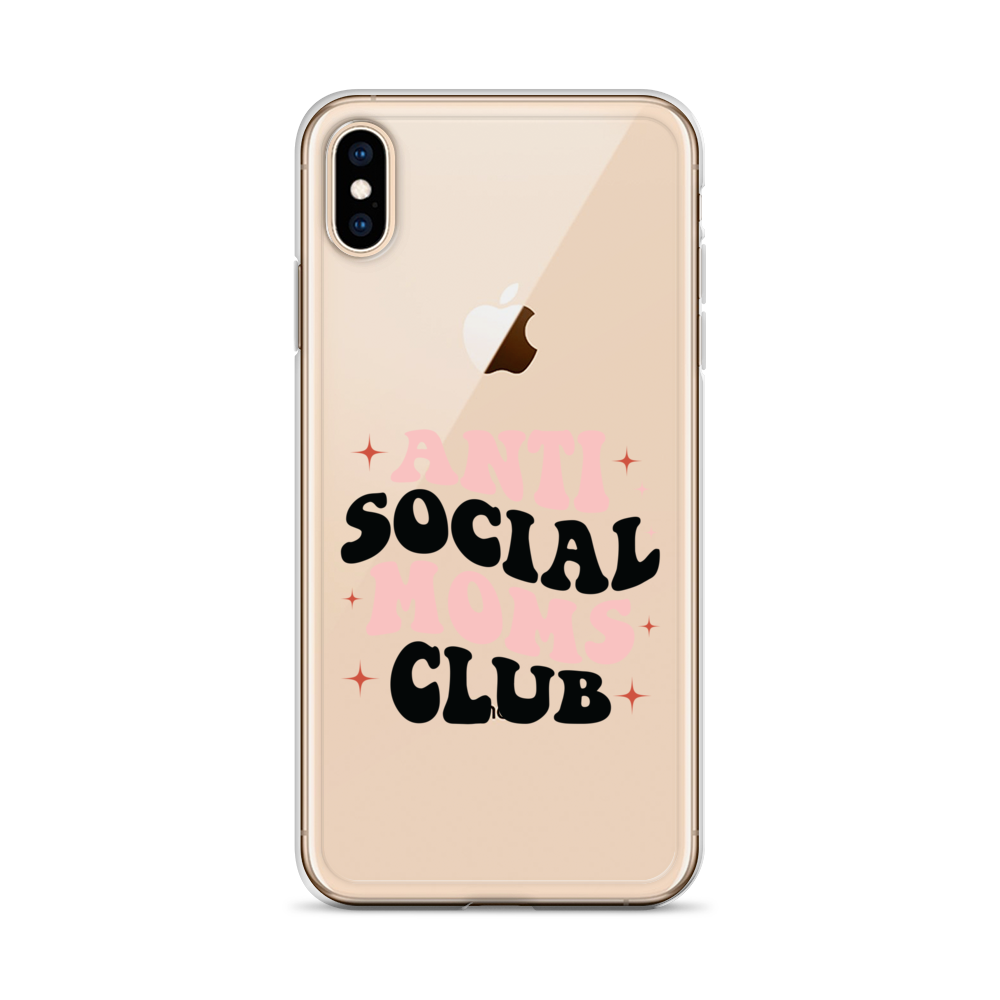 Anti Social Moms Club Clear Case for iPhone®