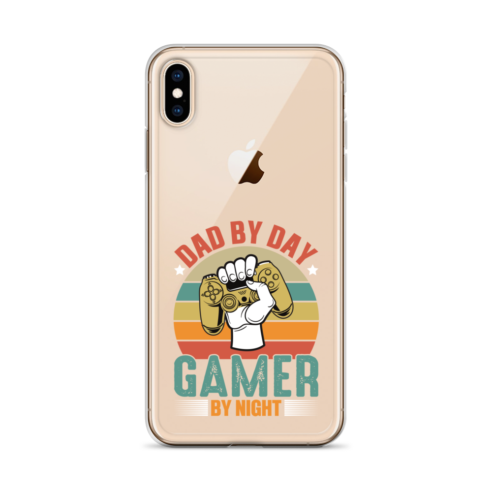 Dad By Day Gamer By Night Clear Case for iPhone®